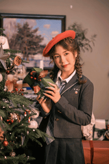 Giáng sinh, con gái, girl, studio, người mẫu, xmas, noel, christmas, merry christmas - Đan Thy Nguyễn Mai 27