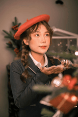 Giáng sinh, con gái, girl, studio, người mẫu, xmas, noel, christmas, merry christmas - Đan Thy Nguyễn Mai 24