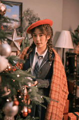 Giáng sinh, con gái, girl, studio, người mẫu, xmas, noel, christmas, merry christmas - Đan Thy Nguyễn Mai 19