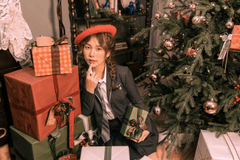 Giáng sinh, con gái, girl, studio, người mẫu, xmas, noel, christmas, merry christmas - Đan Thy Nguyễn Mai 13