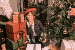 Giáng sinh, con gái, girl, studio, người mẫu, xmas, noel, christmas, merry christmas - Đan Thy Nguyễn Mai 14