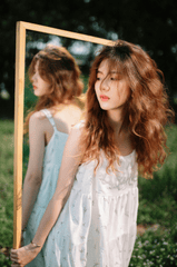 Con gái, girl, gương, đồng cỏ, ngoại cảnh, Việt Nam - Huy Nguyễn 11