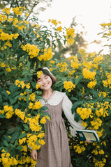 Con gái, girl, hoa, flower, ngoại cảnh, Việt Nam - Huy Nguyễn