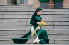Áo dài, tết, xuân, trang phục truyền thống, thiếu nữ, con gái, girl, Việt Nam - Tuấn Kiệt Jr 11