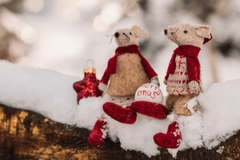 Giáng sinh, cặp đôi chuột, chuột giáng sinh, trang trí, dễ thương, tuyết, christmas, mouse couple, christmas mouse, decoration, cute, snow - Susanne Jutzeler, suju-foto 2
