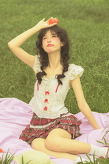 Dã ngoại, picnic, con gái, người mẫu, model, girl, Việt Nam - Thư Tiêu 1
