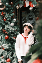 Giáng sinh, con gái, girl, studio, người mẫu, xmas, noel, christmas, merry christmas - Nguyễn Tiến Thịnh