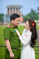 Áo dài, con gái, girl, thiếu nữa, công an, police, cặp đôi, couple, tình yêu, love, lover - Toàn Văn 2