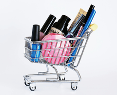 Giỏ hàng, xe đẩy, mỹ phẩm, shopping cart, cart, cosmetics- Suzy Hazelwood
