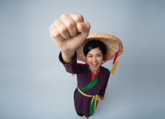 Cô gái, quảng cáo, phụ nữ, áo tứ thân, nón quai thao, girl, advertising, woman, Ao Tu Than, conical hat (Nón quai thao 3