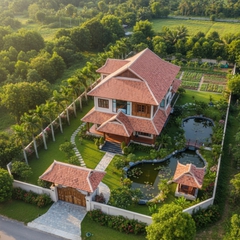 khu đất tổng diện tích ngang 30m x dài 60m. hãy thiết kế dùm tôi...