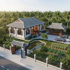 khu đất tổng diện tích ngang 30m x dài 60m. hãy thiết kế dùm tôi...