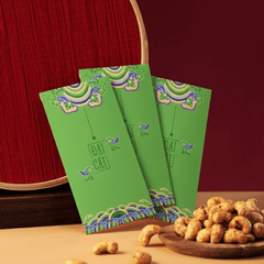 Bao lì xì, thiệp may mắn, không khí tết, red envelopes, lucky cards, the festive atmosphere of Tet