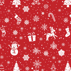 Hình nền giáng sinh, tuần hoàn, giáng sinh, năm mới, nền đỏ, hoa tuyết, cây thông noel, người tuyết, tất giáng sinh, kẹo gậy, hộp quà, tuần lộc, christmas background, seamless, christmas - designify