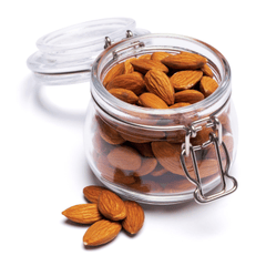 Hạnh nhân, hạt hạnh nhân, hộp thủy tinh, box, almond nut, almond, thực phẩm, food, hạt - doibani 3