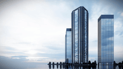 Tòa nhà, thành phố, đô thị, cao tầng, hiện đại, building, city, urban, high-rise, mordern