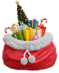Túi, túi ông già noel, giáng sinh, quà tặng, quà, gift, christmas gift bag, christmas, xmas, bag 3