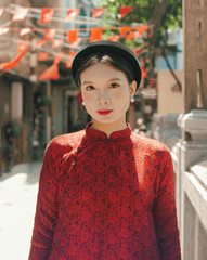 Cô gái, nữ, áo dài, tết, girl, women, ao dai, Tet- Dang Hong