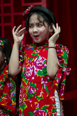 Tết, bé gái, Tết Nguyên Đán, dễ thương, áo dài, Tet, girl, Lunar New Year, cute, ao dai - HONG SON