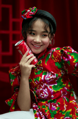 Tết, bé gái, Tết Nguyên Đán, dễ thương, áo dài, Tet, girl, Lunar New Year, cute, ao dai - HONG SON
