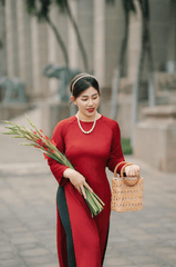 Nữ, cô gái, áo dài, Tết, girl, women, ao dai- nguyen kha 6