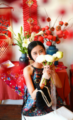 Cô gái, nữ, áo yếm, chụp tết, tết, girl, women - Nhi Lâm 3