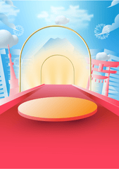 Sân khấu, stage, podium, hình nền màu đỏ, red background, background