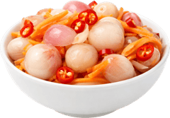 Dưa hành, hành củ, muối chua, dưa hành, cà rốt, ớt, món ăn kèm, tết, ẩm thực việt nam, bát trắng, pickled onions, onion, pickled, fermented, carrot, chili, side dish, lunar new year, vietnamese cuisine, white bowl