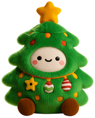 Đồ chơi nhồi bông cây thông, thú nhồi bông, giáng sinh, dễ thương, trang trí, màu xanh lá, christmas tree plush toy, stuffed animal, christmas, cute, decoration, green color