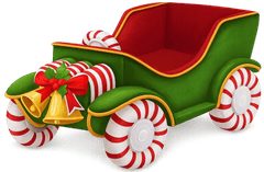 Xe trang trí kẹo gậy, xe giáng sinh, trang trí lễ hội, kẹo gậy, chuông, green car with candy canes, christmas car, festive decoration, candy cane, bells