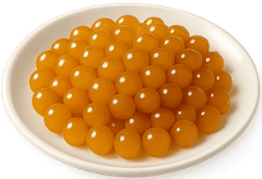 Trân châu hoàng kim, trân châu, topping trà sữa, món tráng miệng, hạt tròn, nước sốt, golden boba, pearl, bubble tea topping, dessert, round beads, sauce