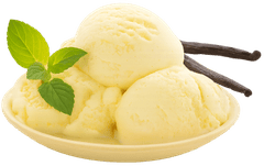 Kem vani, kem lạnh, viên kem, lá bạc hà, đậu vani, món tráng miệng, vanilla ice cream, ice cream, scoops, mint leaf, vanilla pods, dessert