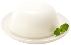 Pudding phô mai, pudding trắng, món tráng miệng, lá bạc hà, cheese pudding, white pudding, dessert, mint leaf