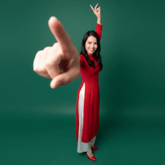 Cô gái, mẫu ảnh, áo dài, tết, tạo dáng, vui vẻ, girl, model, ao dai, tet, posing, cheerful 2