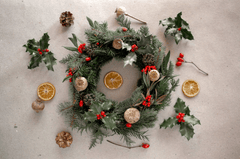 Vòng hoa lễ giáng sinh, vòng treo cửa, giáng sinh, trang trí, christmas wreath, door hanger, christmas, decoration - Milada Vigerova