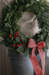 Vòng hoa lễ giáng sinh, vòng treo cửa, giáng sinh, trang trí, christmas wreath, door hanger, christmas, decoration - Ioana Motoc