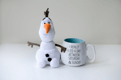 Người tuyết, ly sứ, bằng bông, trang trí, giáng sinh, snowman, ceramic cup, cotton, decoration, Christmas - Surja Sen Das Raj