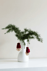 Bình hoa, bình giáng sinh, trang trí, cành thông, Vase, christmas vase, decoration, pine branch - Beyza Efe