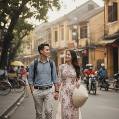 Cặp đôi . Với đặc điểm phong cách thực tế . Nếu người dùng...