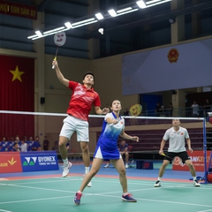 Badminton is a popular sport

People play together, they can play in team of two...