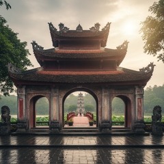 cổng chào Ngọc Sơn . Với đặc điểm phong cách thực tế . Nếu...