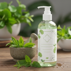Nước tẩy trang thuần chay, thành phần từ thiên nhiên (rau má,...