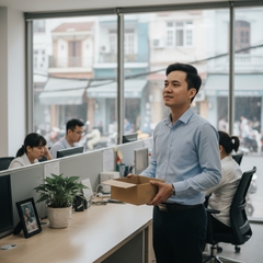 tôi muốn nghỉ việc . Với đặc điểm phong cách thực tế . Nếu...