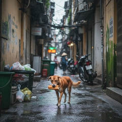 Thằng chó . Với đặc điểm phong cách thực tế . Nếu người dùng...
