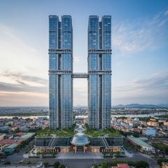 tạo một tòa tháp đôi thương mại tại thành phố châu...