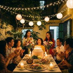 sinh nhật lung linh . Với đặc điểm phong cách thực tế . Nếu...