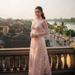 cô gái Việt Nam mặc áo dài mỏng gợi cảm . Với đặc điểm phong...