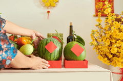 Trái cây, mâm ngủ quả, đón tết, chưng quả, fruits, fruit platter, celebrating Tet ), displaying fruit - dragonimages 2