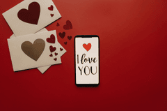 Điện thoại, thiệp, valentine - alleksana 1