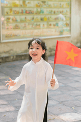 Trẻ em, em bé, kid, áo dài, trang phục truyền thống - chungtothichchupanh 8